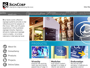 Signcorp Website