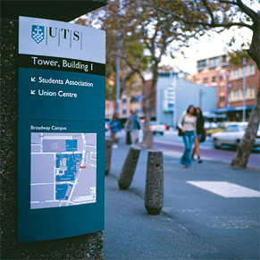 University of Technology Sydney Signage